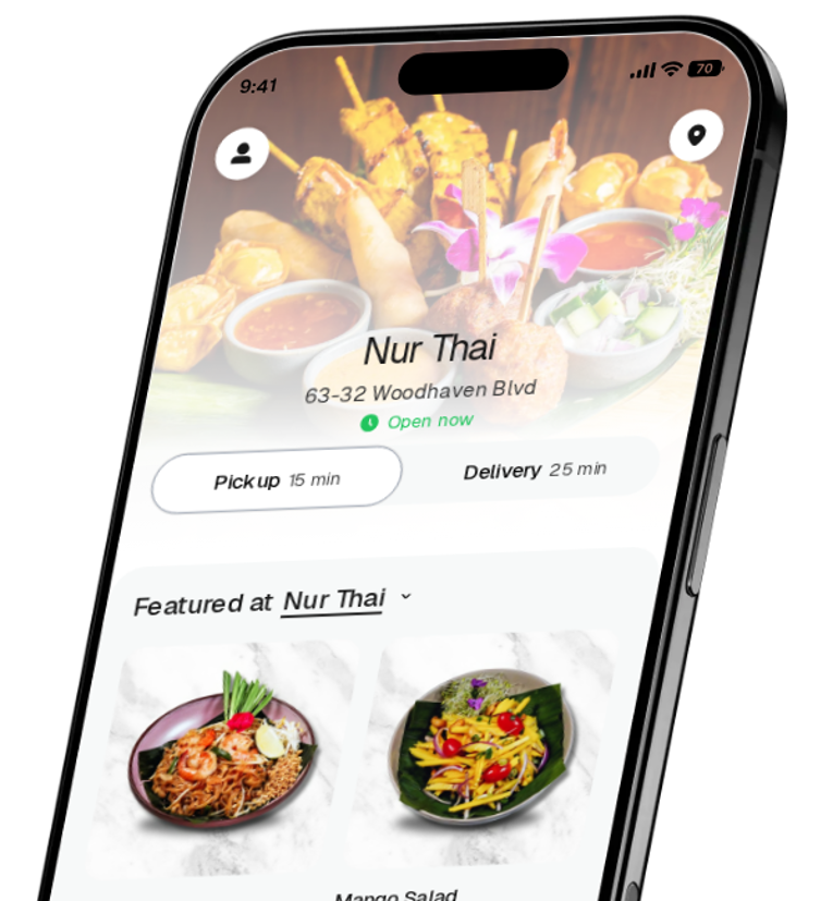 Nur Thai app preview