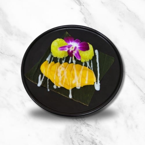 Mango w/ sticky rice.