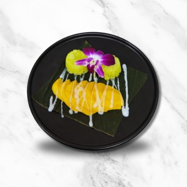 Mango w/ sticky rice.