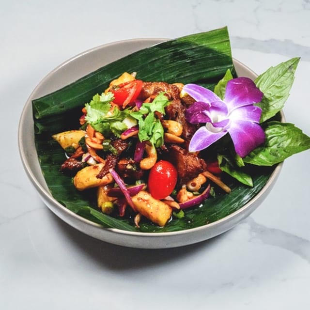 Mock Duck Salad.