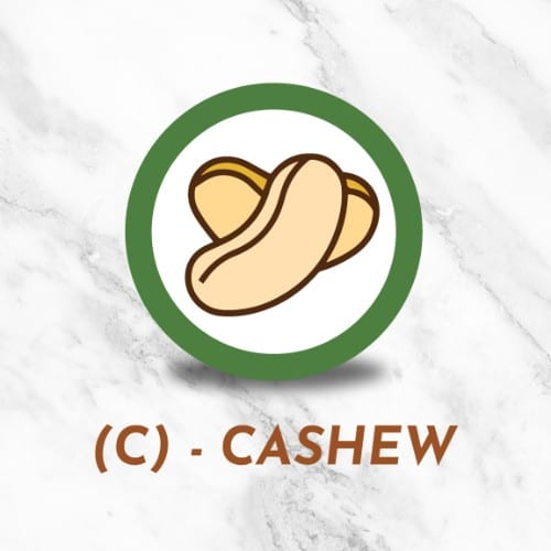 (C) – Cashew (Info).